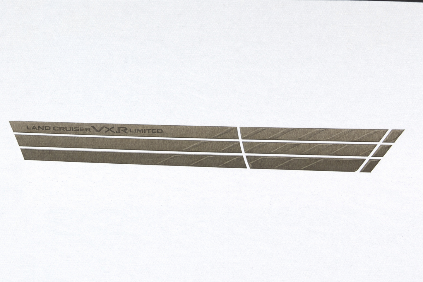 LAND CRUISER 2007 VXR BODY STICKER (DOWN) B3 TJ-064