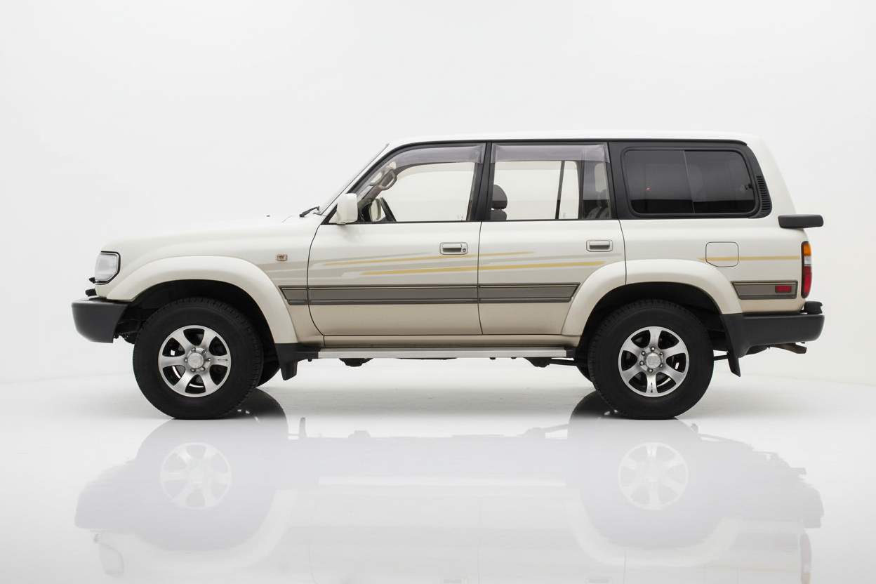 Land Cruiser with simple gold stripe