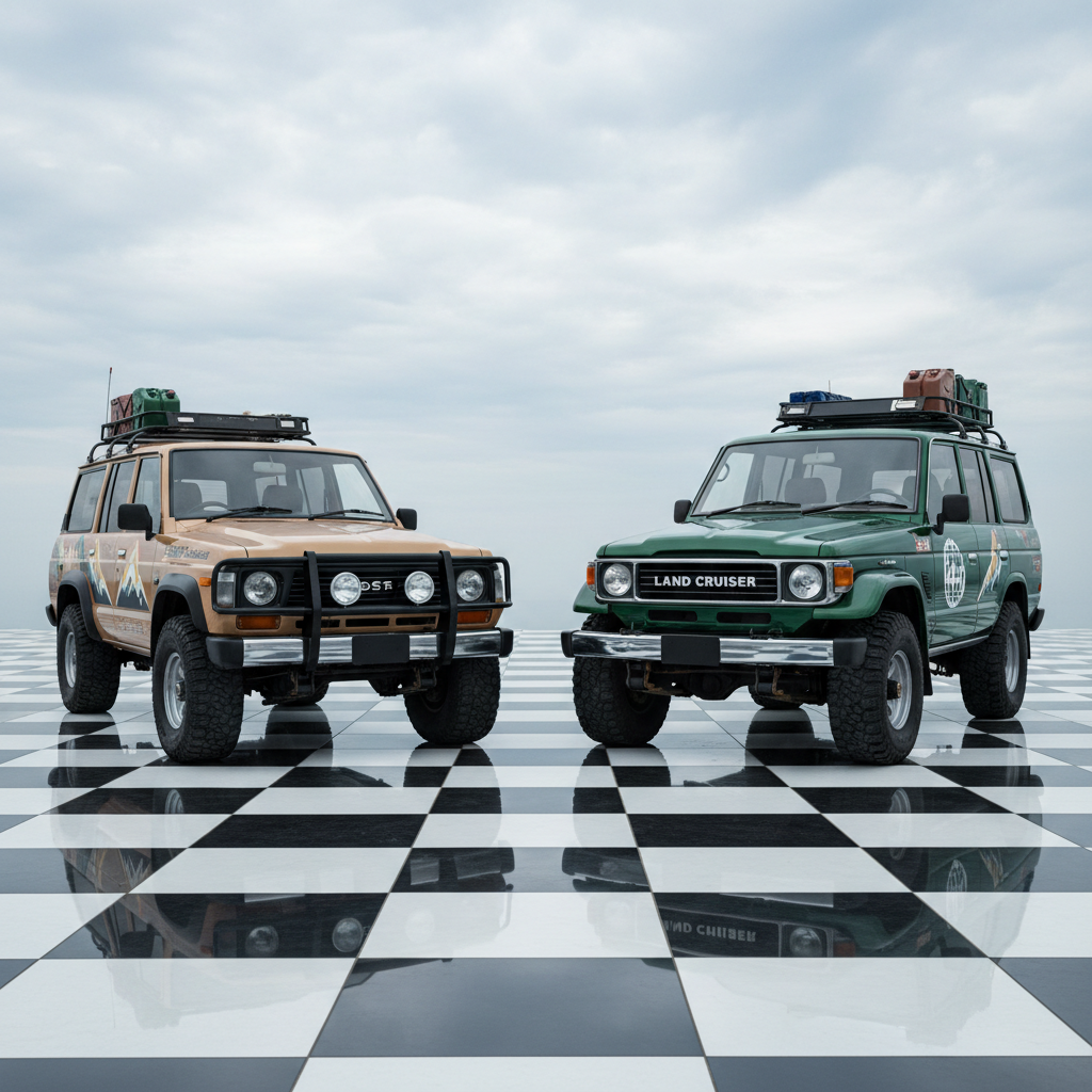 Nissan Patrol and Land Cruiser - Square format